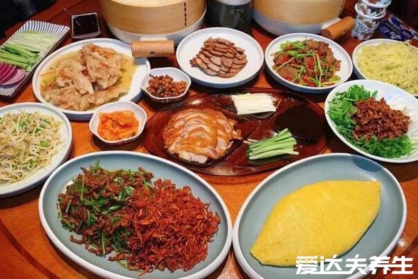 春餅八種配菜圖片，三葷三素加兩個調(diào)味菜是最佳搭配