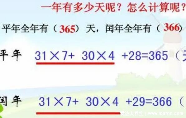 平年一年有多少天，陽歷平年365天/52個星期多1天(附計算方法)