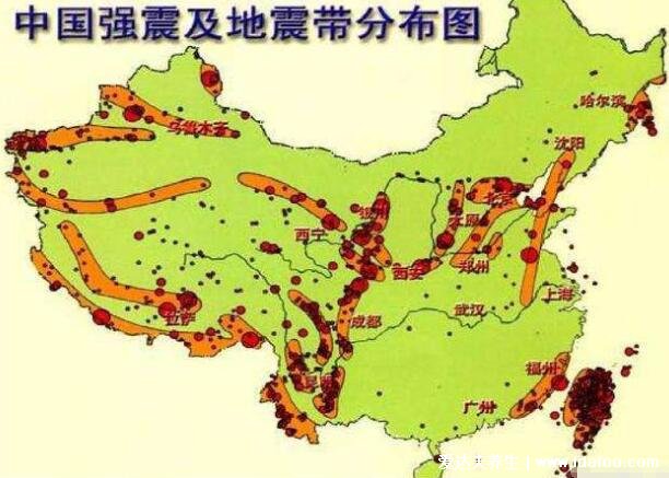 地震震級分為幾個等級，8級或以上為巨大地震(小于2級察覺不到)