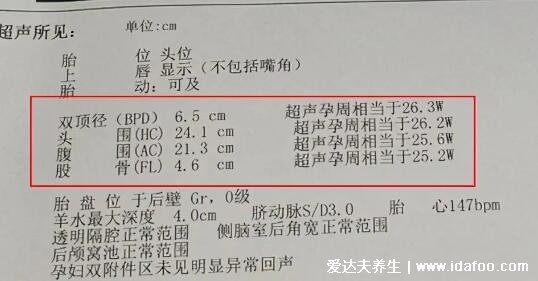 雙頂徑是什么意思，可看孕周/胎兒發(fā)育情況/體重(有圖表公式)